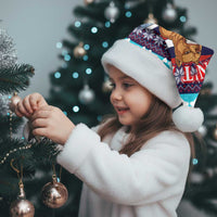 Don't Be A Normal Dog Dad Christmas Santa Hat Funny Xmas Holiday Patterns - Wonder Print Shop