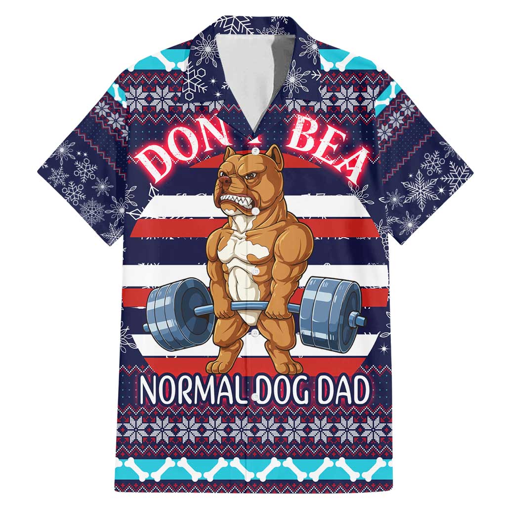Don't Be A Normal Dog Dad Christmas Family Matching Mermaid Dress and Hawaiian Shirt Funny Xmas Holiday Patterns - Wonder Print Shop