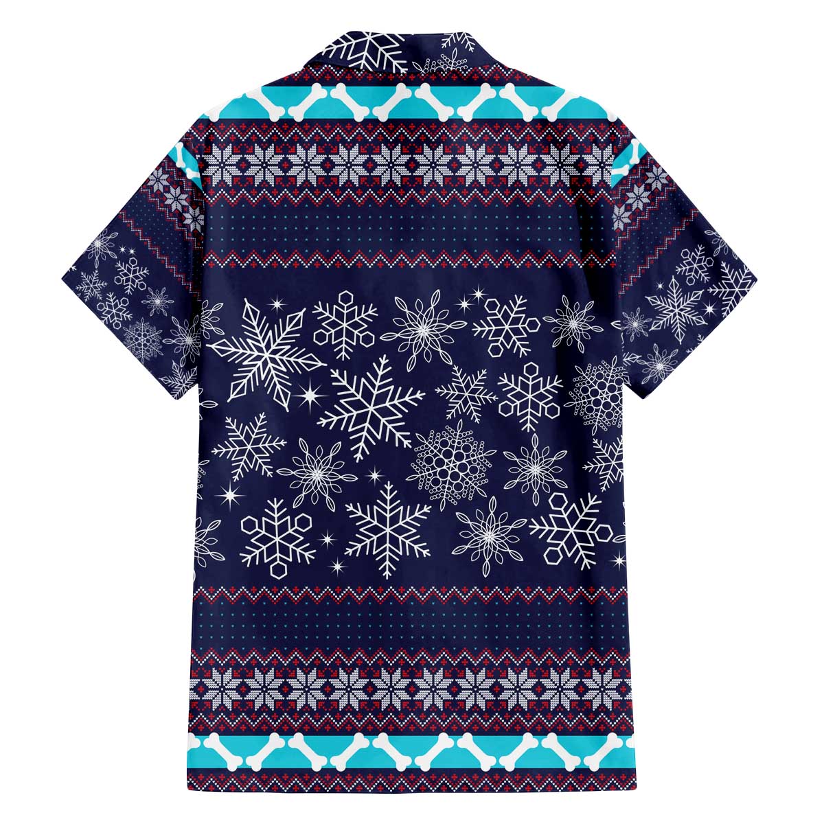 Don't Be A Normal Dog Dad Christmas Family Matching Off The Shoulder Long Sleeve Dress and Hawaiian Shirt Funny Xmas Holiday Patterns - Wonder Print Shop