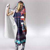 Don't Be A Normal Dog Dad Christmas Hooded Blanket Funny Xmas Holiday Patterns - Wonder Print Shop