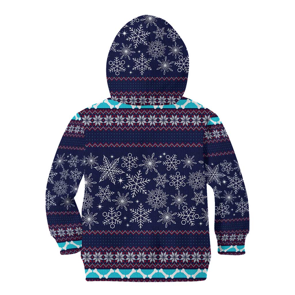 Don't Be A Normal Dog Dad Christmas Kid Hoodie Funny Xmas Holiday Patterns - Wonder Print Shop