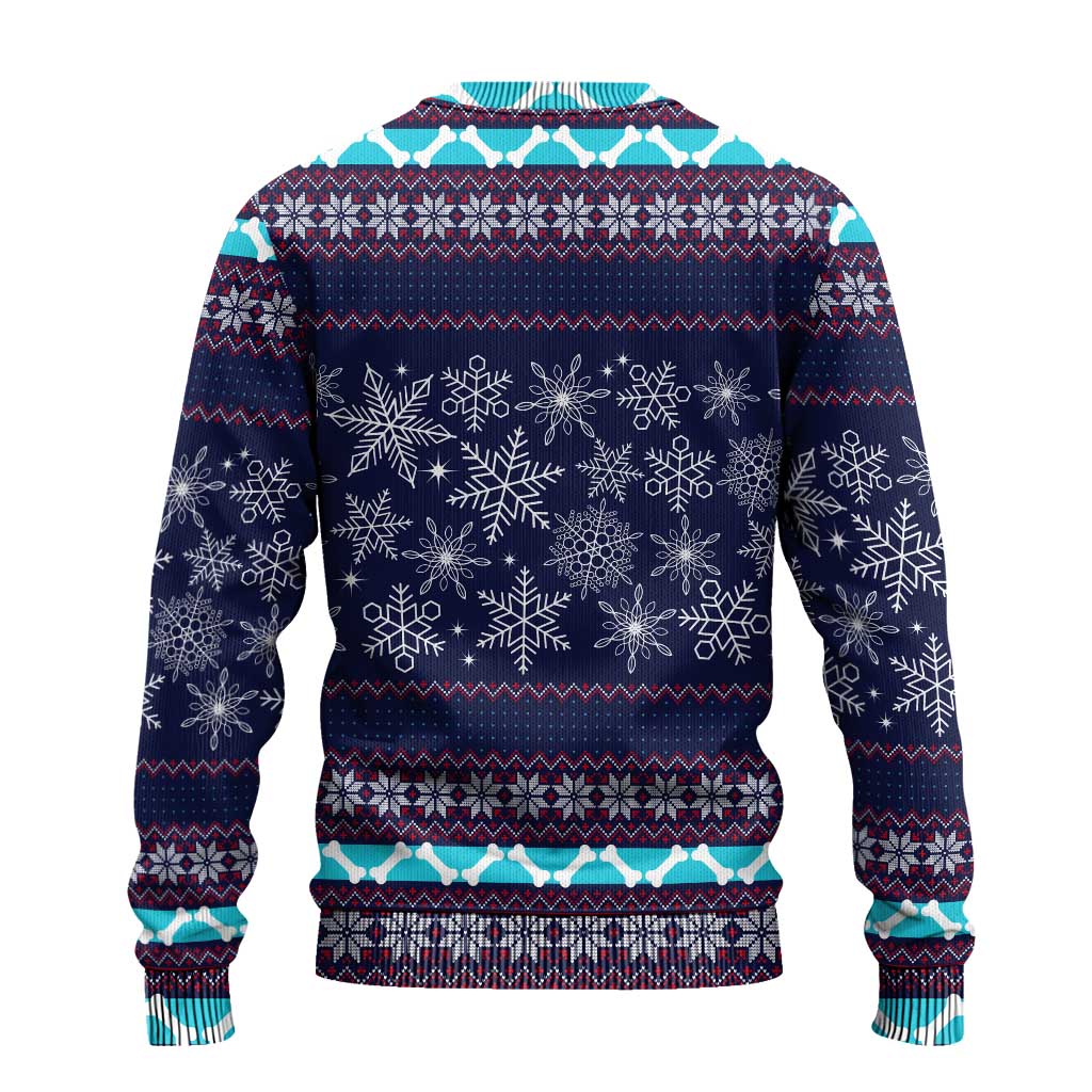 Don't Be A Normal Dog Dad Christmas Ugly Christmas Sweater Funny Xmas Holiday Patterns - Wonder Print Shop