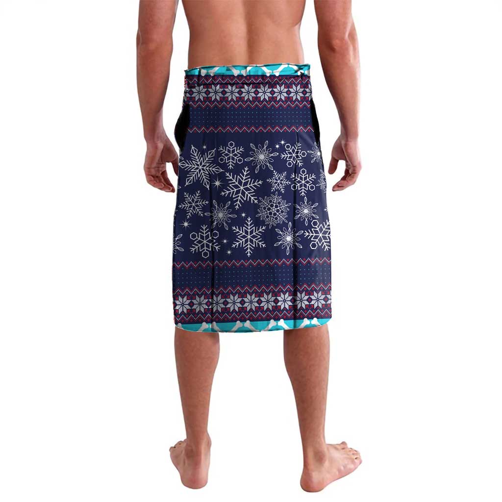 Don't Be A Normal Dog Dad Christmas Lavalava Funny Xmas Holiday Patterns - Wonder Print Shop