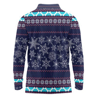 Don't Be A Normal Dog Dad Christmas Long Sleeve Polo Shirt Funny Xmas Holiday Patterns - Wonder Print Shop