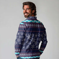 Don't Be A Normal Dog Dad Christmas Long Sleeve Polo Shirt Funny Xmas Holiday Patterns - Wonder Print Shop