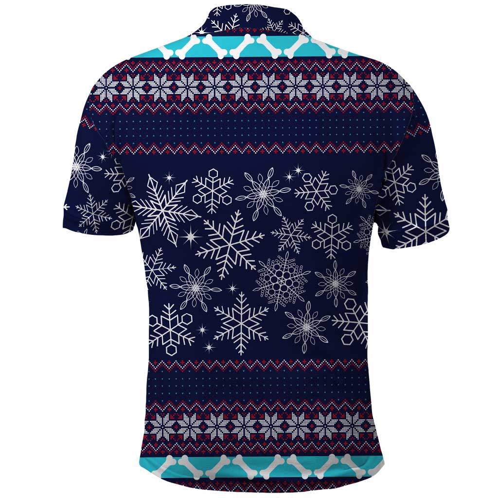 Don't Be A Normal Dog Dad Christmas Polo Shirt Funny Xmas Holiday Patterns - Wonder Print Shop