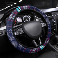 Don't Be A Normal Dog Dad Christmas Steering Wheel Cover Funny Xmas Holiday Patterns - Wonder Print Shop