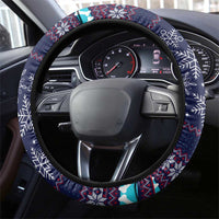 Don't Be A Normal Dog Dad Christmas Steering Wheel Cover Funny Xmas Holiday Patterns - Wonder Print Shop