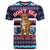 Don't Be A Normal Dog Dad Christmas T Shirt Funny Xmas Holiday Patterns - Wonder Print Shop