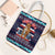 Don't Be A Normal Dog Dad Christmas Tote Bag Funny Xmas Holiday Patterns - Wonder Print Shop