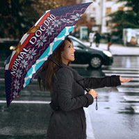 Don't Be A Normal Dog Dad Christmas Umbrella Funny Xmas Holiday Patterns - Wonder Print Shop