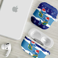 Dolphin Couple Christmas AirPods Case Funny Xmas Holiday Patterns - Wonder Print Shop