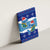 Dolphin Couple Christmas Canvas Wall Art Funny Xmas Holiday Patterns - Wonder Print Shop