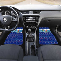 Dolphin Couple Christmas Car Mats Funny Xmas Holiday Patterns - Wonder Print Shop