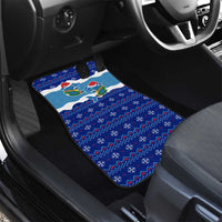 Dolphin Couple Christmas Car Mats Funny Xmas Holiday Patterns - Wonder Print Shop
