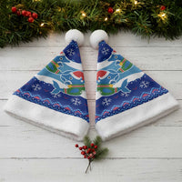 Dolphin Couple Christmas Santa Hat Funny Xmas Holiday Patterns - Wonder Print Shop