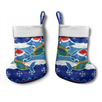 Dolphin Couple Christmas Stocking Funny Xmas Holiday Patterns - Wonder Print Shop