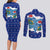 Dolphin Couple Christmas Couples Matching Long Sleeve Bodycon Dress and Long Sleeve Button Shirt Funny Xmas Holiday Patterns - Wonder Print Shop