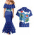 Dolphin Couple Christmas Couples Matching Mermaid Dress and Hawaiian Shirt Funny Xmas Holiday Patterns - Wonder Print Shop