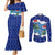 Dolphin Couple Christmas Couples Matching Mermaid Dress and Long Sleeve Button Shirt Funny Xmas Holiday Patterns - Wonder Print Shop