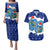 Dolphin Couple Christmas Couples Matching Puletasi and Hawaiian Shirt Funny Xmas Holiday Patterns - Wonder Print Shop