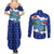 Dolphin Couple Christmas Couples Matching Summer Maxi Dress and Long Sleeve Button Shirt Funny Xmas Holiday Patterns - Wonder Print Shop