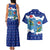 Dolphin Couple Christmas Couples Matching Tank Maxi Dress and Hawaiian Shirt Funny Xmas Holiday Patterns - Wonder Print Shop