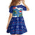 Dolphin Couple Christmas Family Matching Off Shoulder Short Dress and Hawaiian Shirt Funny Xmas Holiday Patterns - Wonder Print Shop