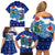 Dolphin Couple Christmas Family Matching Off Shoulder Short Dress and Hawaiian Shirt Funny Xmas Holiday Patterns - Wonder Print Shop