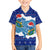 Dolphin Couple Christmas Family Matching Off Shoulder Short Dress and Hawaiian Shirt Funny Xmas Holiday Patterns - Wonder Print Shop