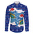 Dolphin Couple Christmas Family Matching Puletasi and Hawaiian Shirt Funny Xmas Holiday Patterns - Wonder Print Shop