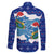 Dolphin Couple Christmas Family Matching Puletasi and Hawaiian Shirt Funny Xmas Holiday Patterns - Wonder Print Shop