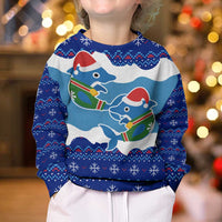 Dolphin Couple Christmas Kid Ugly Christmas Sweater Funny Xmas Holiday Patterns - Wonder Print Shop
