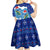Dolphin Couple Christmas Kid Short Sleeve Dress Funny Xmas Holiday Patterns - Wonder Print Shop