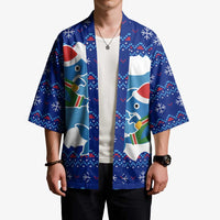 Dolphin Couple Christmas Kimono Funny Xmas Holiday Patterns - Wonder Print Shop