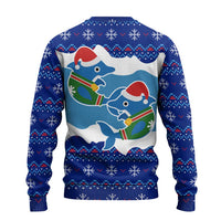 Dolphin Couple Christmas Ugly Christmas Sweater Funny Xmas Holiday Patterns - Wonder Print Shop