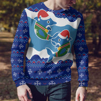 Dolphin Couple Christmas Ugly Christmas Sweater Funny Xmas Holiday Patterns - Wonder Print Shop
