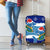Dolphin Couple Christmas Luggage Cover Funny Xmas Holiday Patterns - Wonder Print Shop