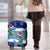 Dolphin Couple Christmas Luggage Cover Funny Xmas Holiday Patterns - Wonder Print Shop