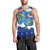 Dolphin Couple Christmas Men Tank Top Funny Xmas Holiday Patterns - Wonder Print Shop