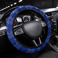 Dolphin Couple Christmas Steering Wheel Cover Funny Xmas Holiday Patterns - Wonder Print Shop