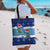Dolphin Couple Christmas Tote Bag Funny Xmas Holiday Patterns - Wonder Print Shop