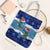 Dolphin Couple Christmas Tote Bag Funny Xmas Holiday Patterns - Wonder Print Shop