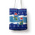 Dolphin Couple Christmas Tote Bag Funny Xmas Holiday Patterns - Wonder Print Shop