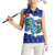 Dolphin Couple Christmas Women Sleeveless Polo Shirt Funny Xmas Holiday Patterns - Wonder Print Shop