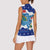 Dolphin Couple Christmas Women Sleeveless Polo Shirt Funny Xmas Holiday Patterns - Wonder Print Shop