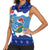Dolphin Couple Christmas Women Sleeveless Polo Shirt Funny Xmas Holiday Patterns - Wonder Print Shop