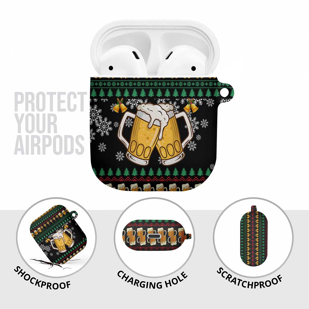Drinker Bell Christmas AirPods Case Funny Xmas Holiday Patterns - Wonder Print Shop