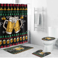 Drinker Bell Christmas Bathroom Set Funny Xmas Holiday Patterns - Wonder Print Shop