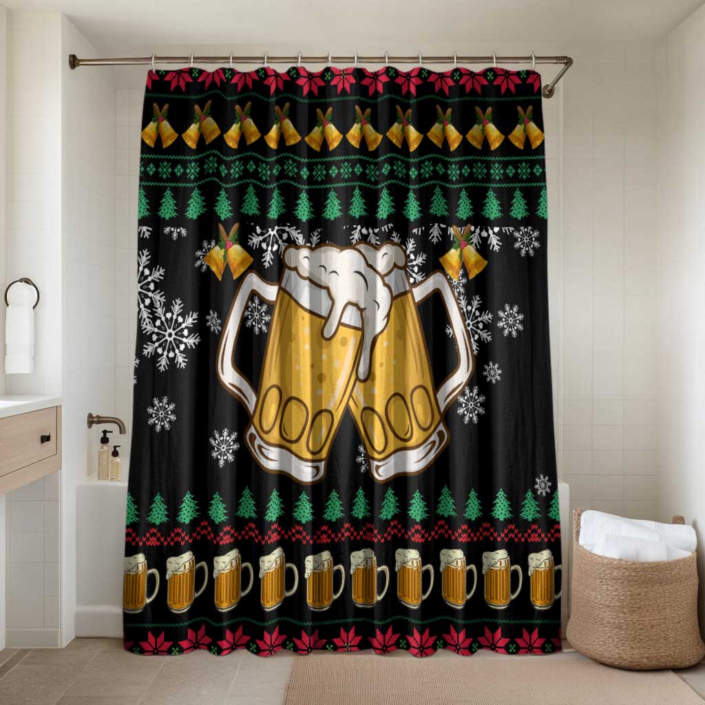 Drinker Bell Christmas Bathroom Set Funny Xmas Holiday Patterns - Wonder Print Shop